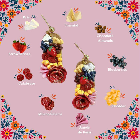 Fiesta Charcuterie Drop Earrings