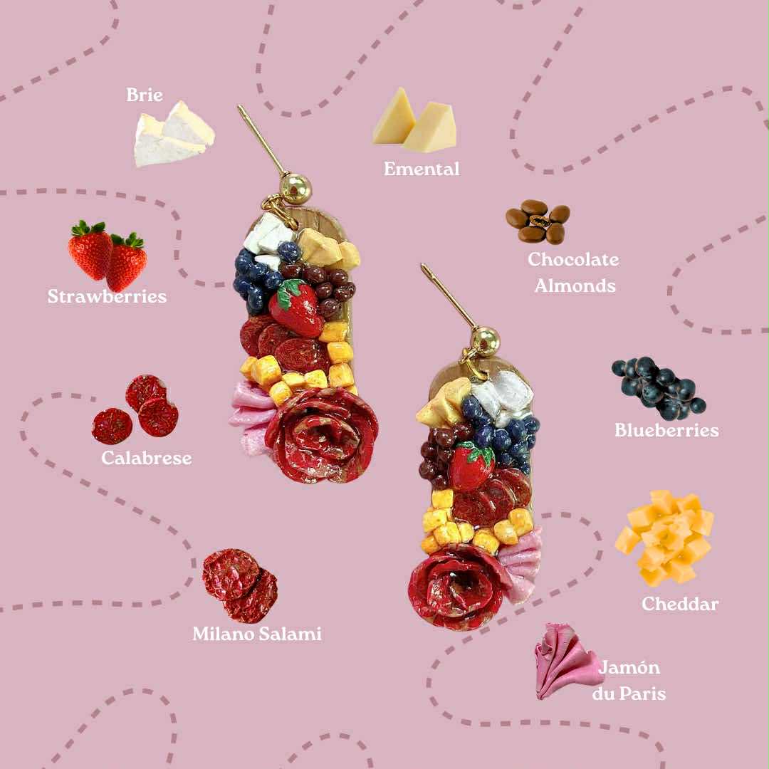 Fiesta Charcuterie Drop Earrings
