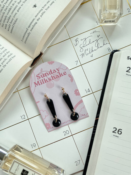 Exclamation Point Drop Earrings