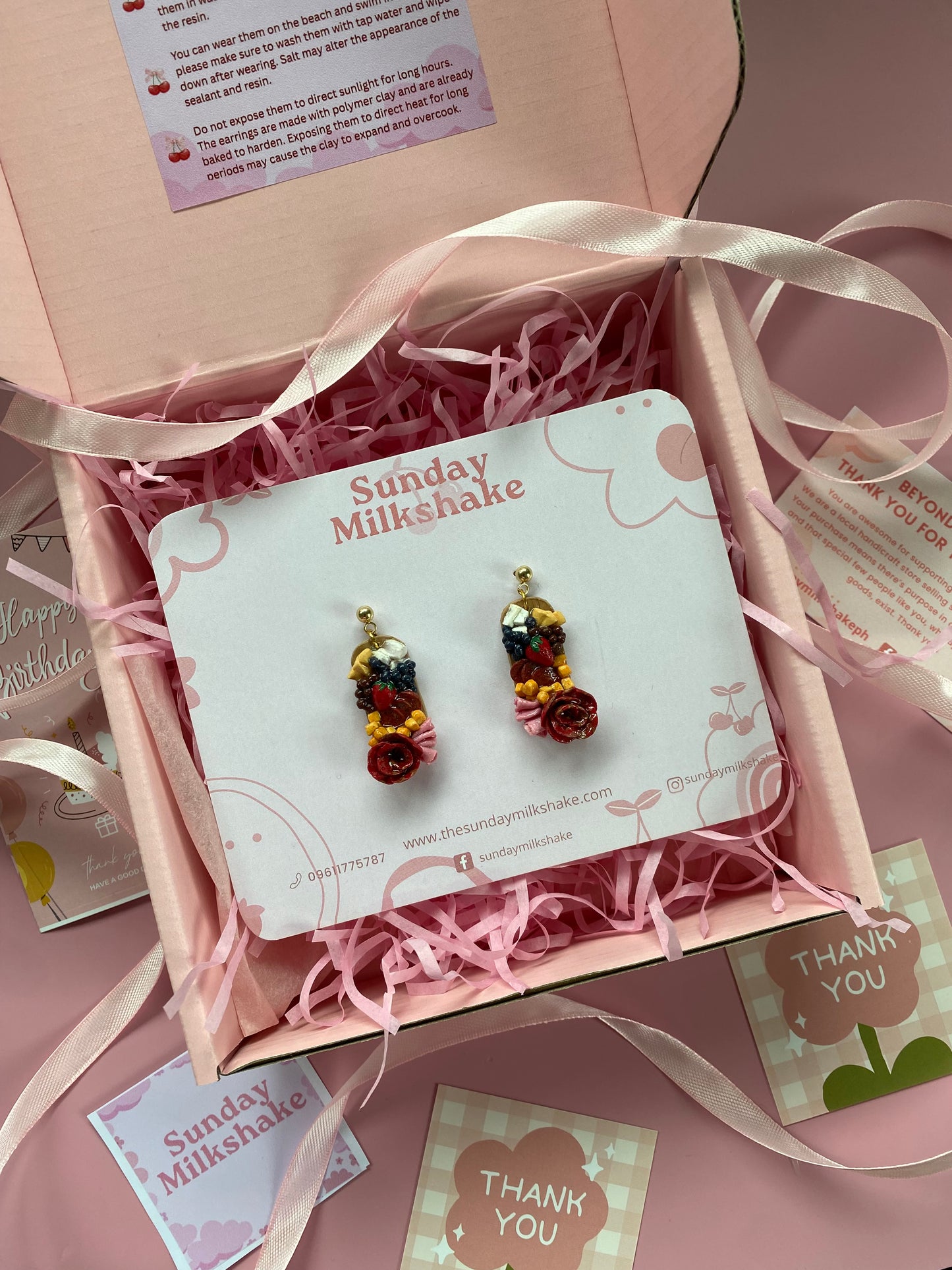 Fiesta Charcuterie Drop Earrings