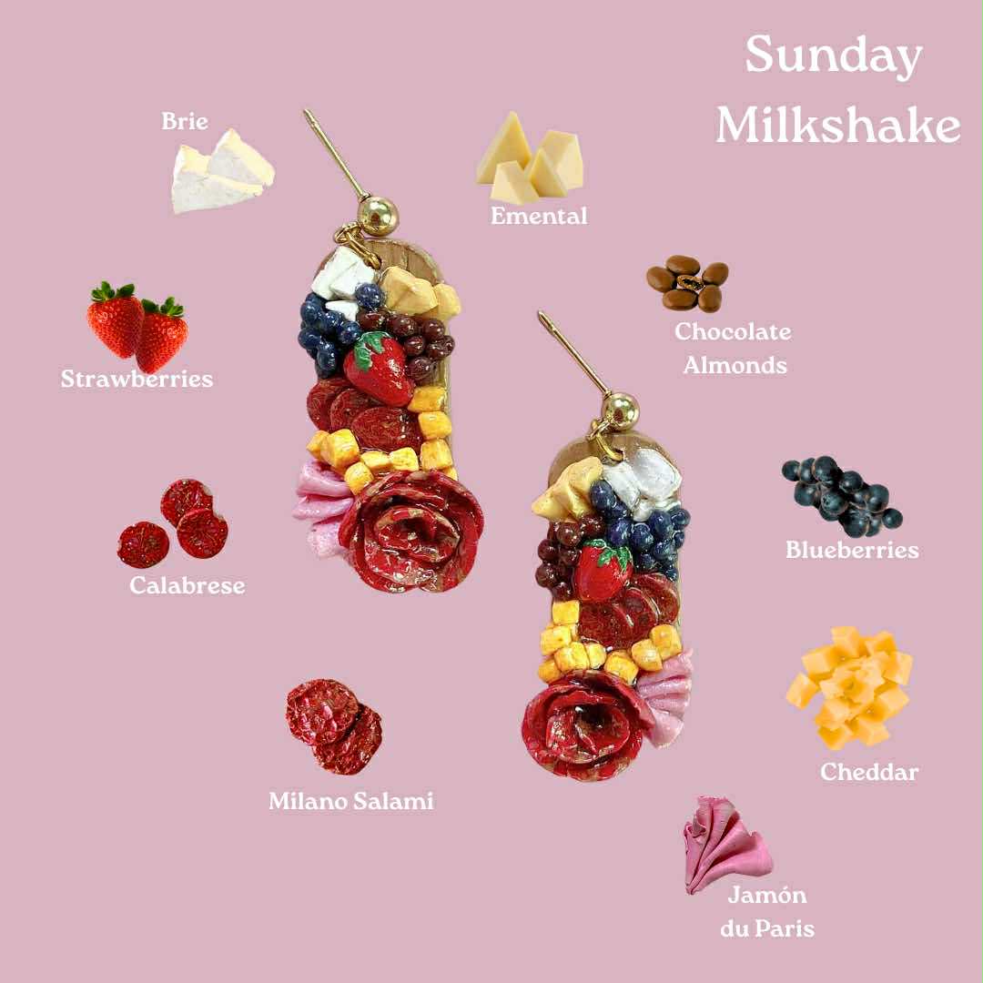 Fiesta Charcuterie Drop Earrings